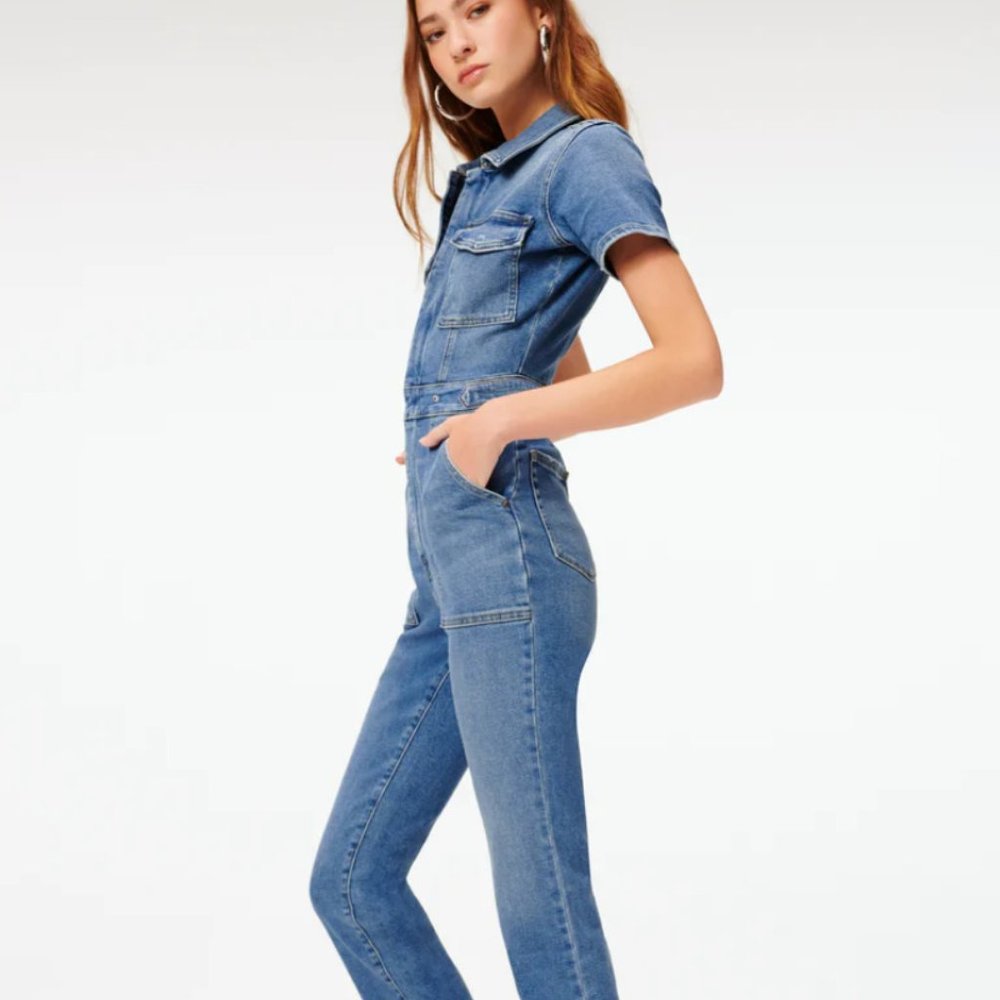 NWT Good American Fit for Success Jumpsuit